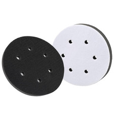 2 Pack 6 Inch 6 Holes Interface Pad,Orbital Sander Foam Pad  6" Foam Sanding Pads