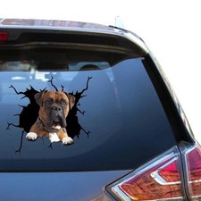 Boxer Dogs Stickers Boxer Car Window Decal Funny Magnetic Truck Decal For Cars