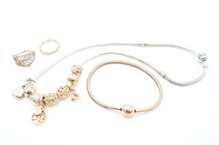Pandora Jewellery MET Clasps Feather Stone Set Flaw x 4 (30g)