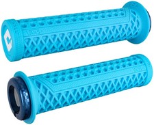 VANS Lock-On Grips - ODI Vans V2.1 Grips - White/Light Blue/Blue, Lock-On - Grip