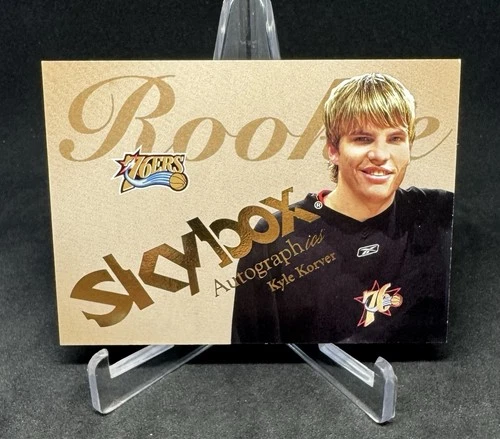 2003-04 SkyBox Autographics #68 Kyle Korver RC Rookie Card #d/1500 - NM-MT