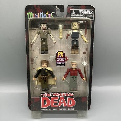 SDCC Minimates The Walking Dead Herschel  Lookout Duty Rick 4-Pack NEW