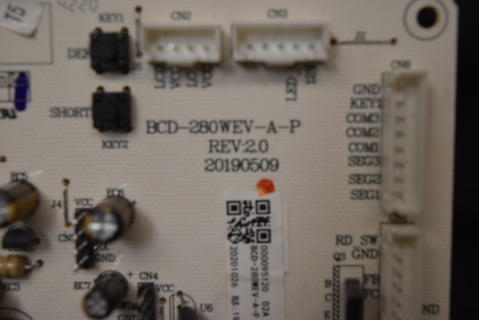 Everchill Refrigerator BCD280WEVAP Main Board WD282FWDC eBay