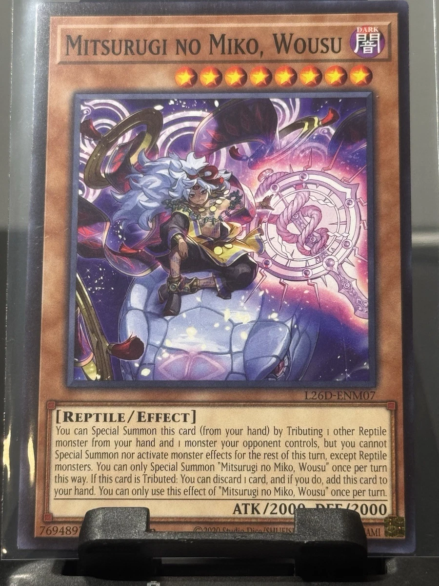 Mitsurugi No Miko, Wousu L26D-ENM07 Legendary Modern Decks 2026