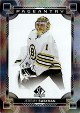 2024-25 SP Authentic #P-16 Jeremy Swayman Pageantry