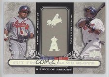 2008 Upper Deck A Piece of History Pewter 31/75 Andruw Jones Torii Hunter 1dm4