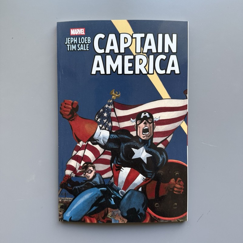 Jeph Loeb & Tim Sale Captain America TPB NEW 2025 White Marvel Trade Paperback