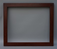 Großer Biedermeier Rahmen furniert Mahagoni