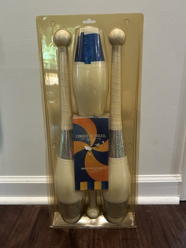 cirque du soleil juggling clubs vintage