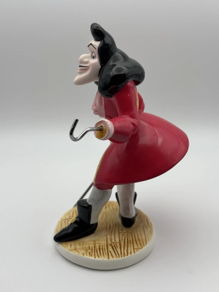 Vintage Disney Captain Hook From Peter Pan Porcelain Figurine Malaysia - Image 2 of 4