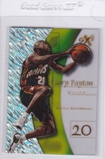 GARY PAYTON 1997-98 SKYBOX EX 2001 #23 SEATTLE SUPERSONICS HOF
