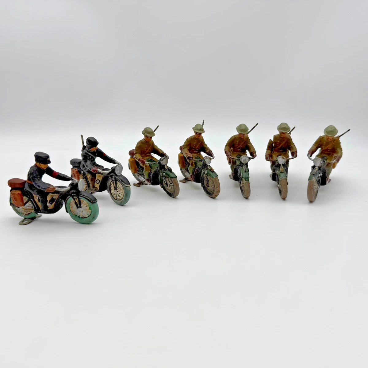 SOLDAT ELASTOLIN OU LINEOL ? Militaire Mitrailleuse Artillerie Jouet