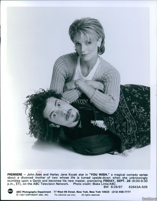 1997 New York John Ales Harley Jane Kozak You Wish Premiere 7X9 Vintage Photo