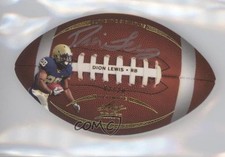 2011 Leaf Ultimate Draft Football Die-Cuts Gold 2/20 Dion Lewis #FB-DL2 Auto 0s3