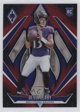 2024 Panini Phoenix Rookies Red Fade 295/299 Devin Leary #177 3hd