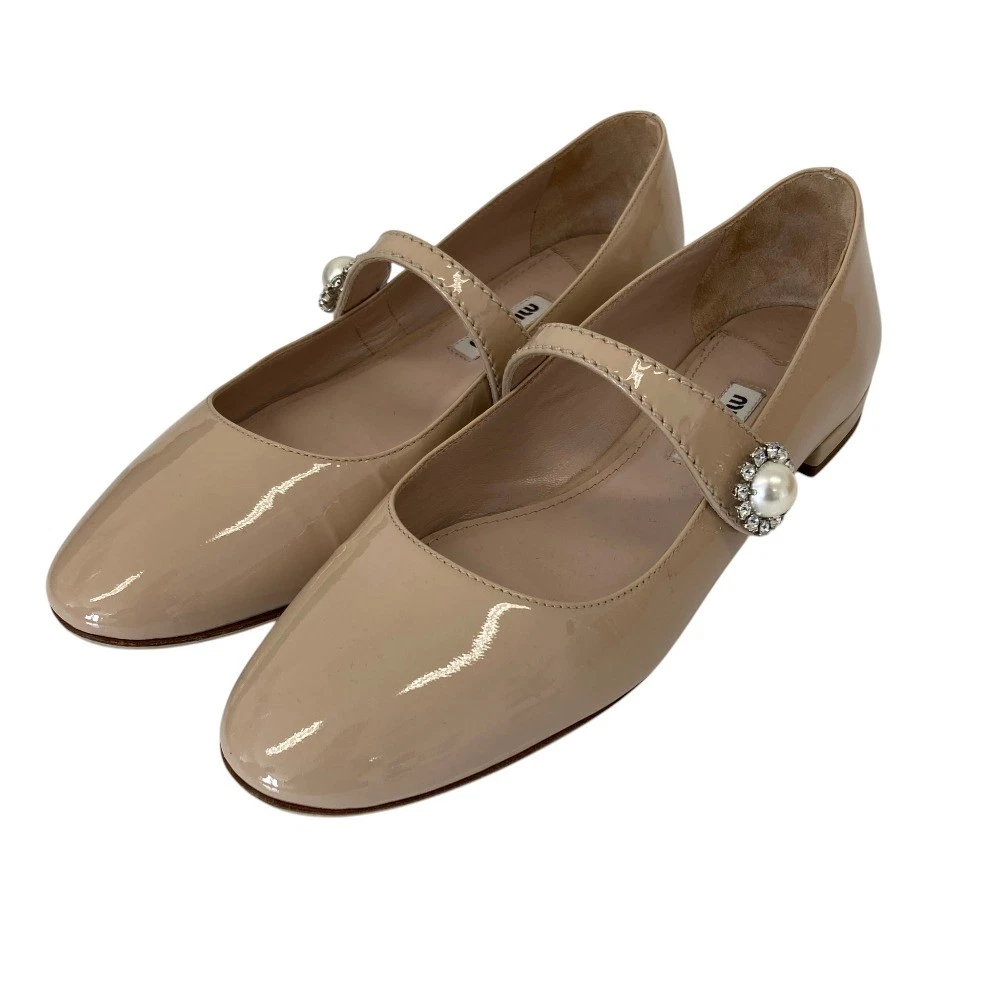Miu Miu Patent Leather Mary Jane Flats for Women for sale | eBay