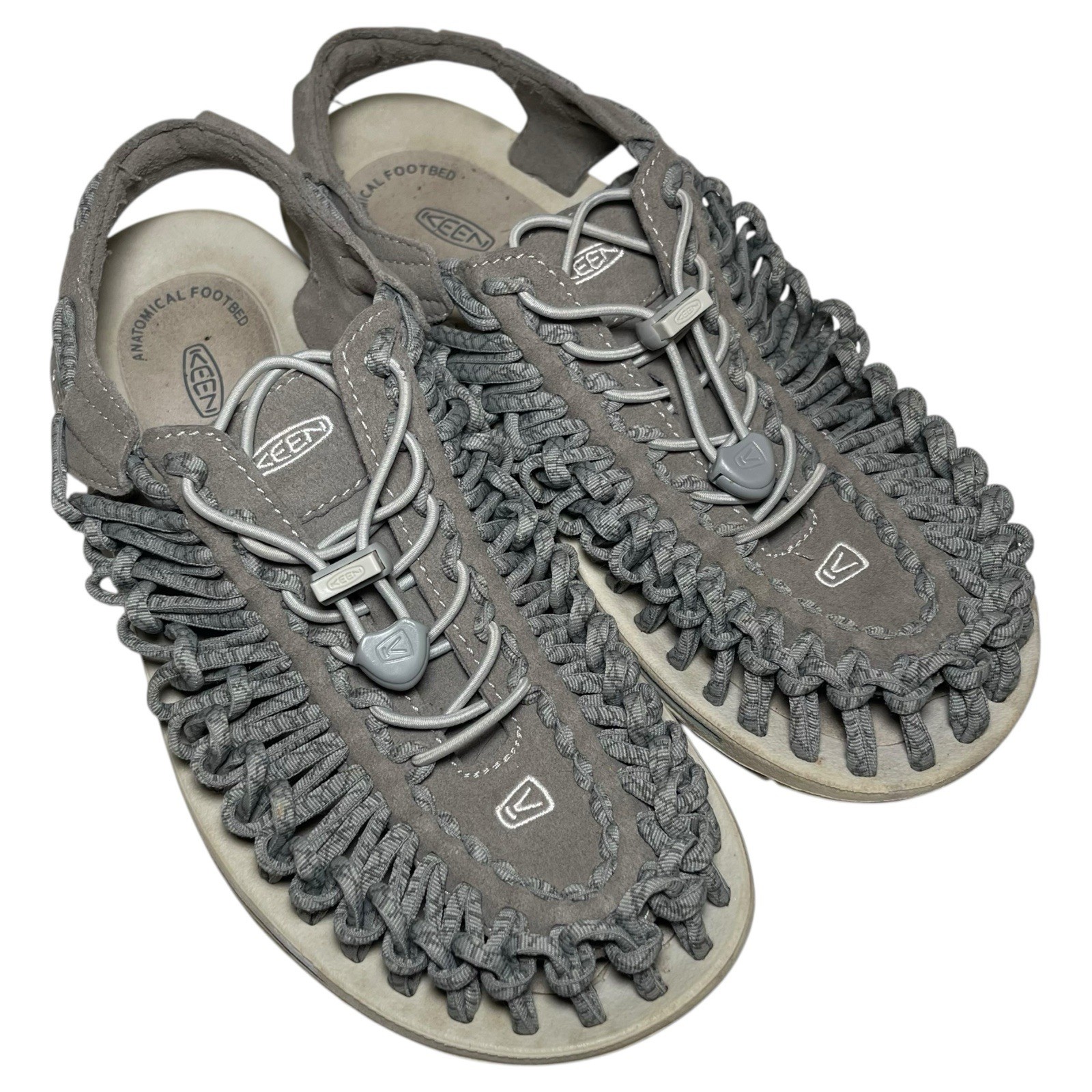 Sandali da trekking Keen Uneek Paracord Bungee Cord corda grigio scarpe da acqua donna 10