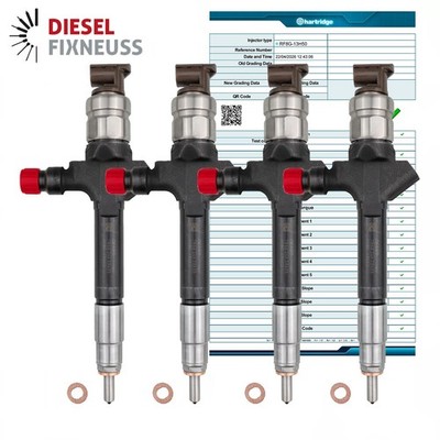 4xInjektor Einspritzdüse Injector MAZDA 3 5 6  2,0 DI 2,0 MZR CD RF8G13H50 DENSO
