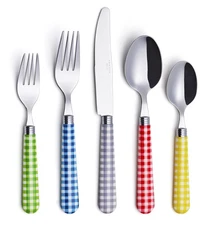 Silverware Set Stainless Steel Colorful Tableware Kitchen Flatware Set Utensi...
