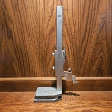 Vintage Mitutoyo 0-6" Stainless Vernier Height Gauge Machinist Tool 