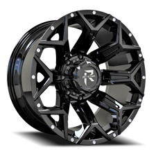 20x9 Revenge Rv202 Black 5x127 5x139.7 0 Set Of 4