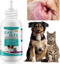 Natural Ear Treatment Drops for Pets - Cleans  Soothes Itchy Ears, 0.75 fl oz