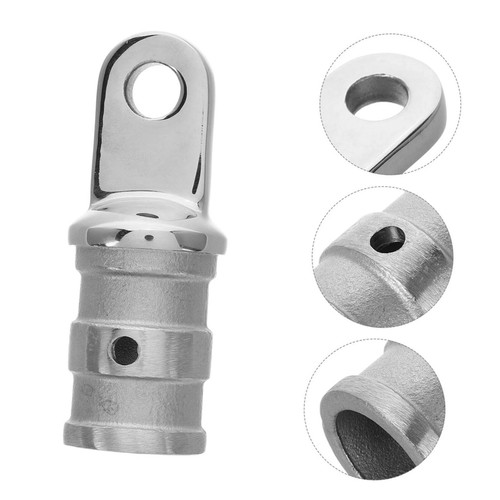 Embout d'oeil intérieur 25 mm 1" acier inoxydable 316 bateau bimini montage supérieur quincaillerie - Photo 3/8