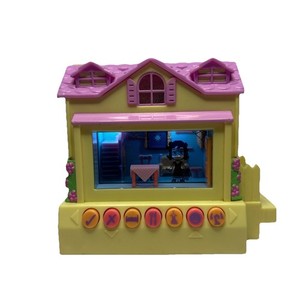 Mattel Pixel Chix Yellow House Interactive Dollhouse Game, Working, 2005