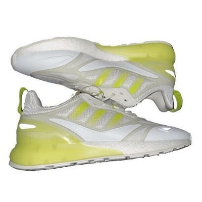Adidas ZX 2K Boost 2.0 White Running Shoes Sneakers GZ7734 Mens Size 9.5