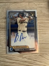BLAKE BURKE 2024 BOWMAN CHROME DRAFT 1ST AUTOGRAPH AUTO