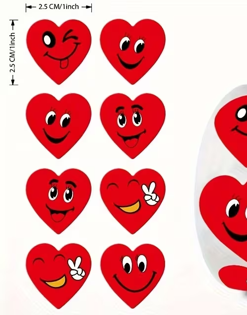 Smiley Face Emoji Stickers Letters Gift Labels Journal Decoration 50pc smiley-face-emoji-stickers-letters-gift-labels-journal-decoration-50pc