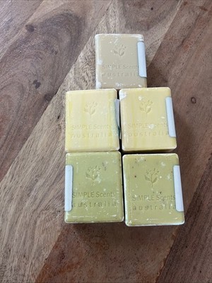 NEW 5 Simple Scents Australia Natural Vegetable Oil Soaps