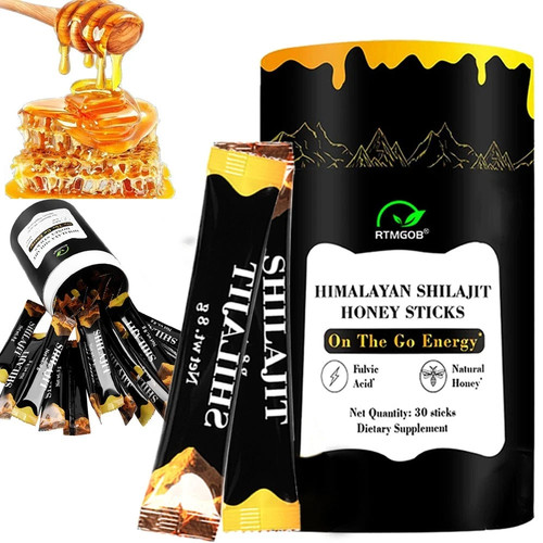 Better Alt Pure Himalayan Shilajit Sticks with 30sticks Honey, Naturally Sweeter