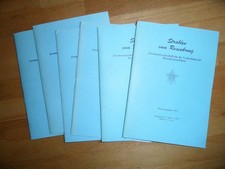 6 Hefte der Rosenkreuzer, Jahrgang 59, 1956, 20 x 14 cm