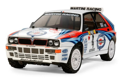 Tamiya 58570 Lancia Delta (TT-02) Maßstab 1:10 Bausatz RC Auto (OHNE ESC) 