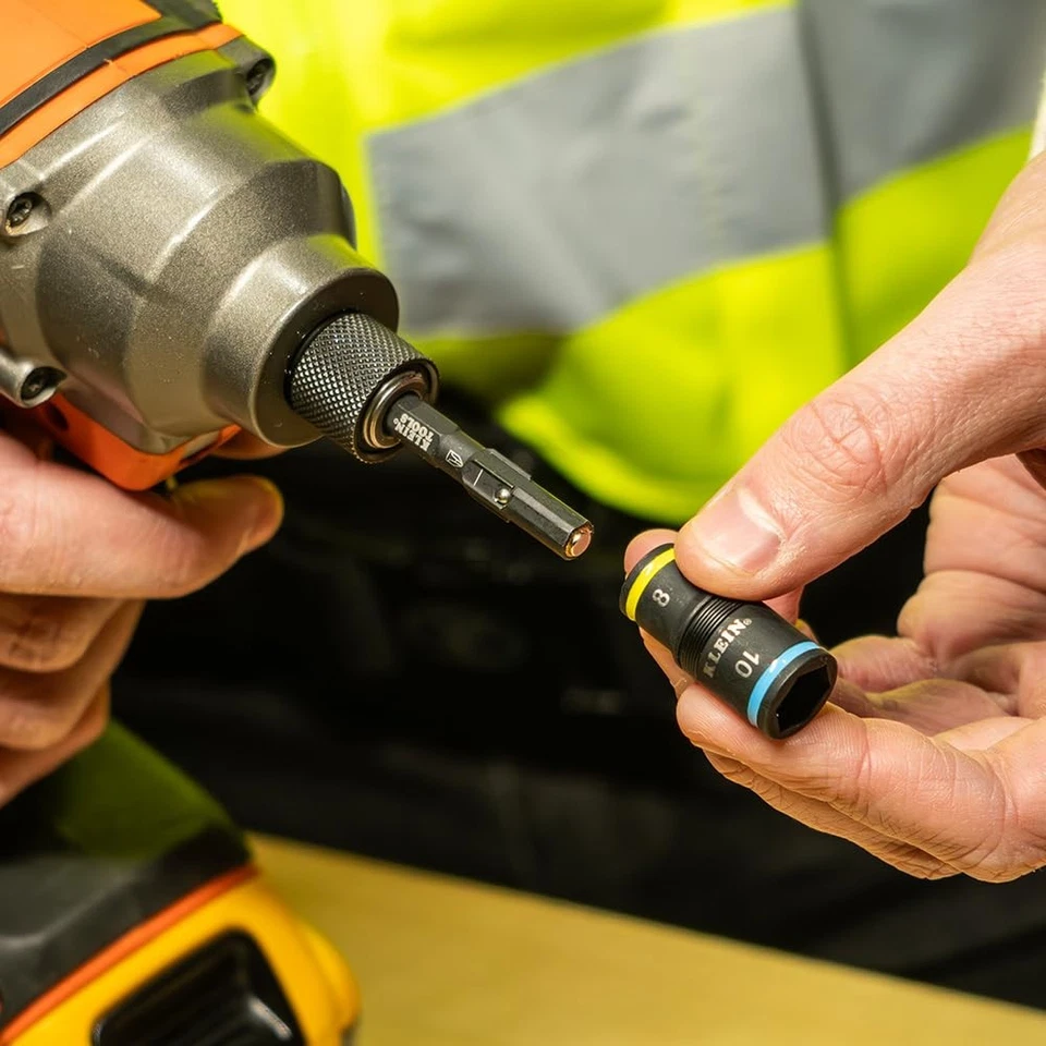 Klein Tools 32931M 2-in-1 Metric Impact Socket Set, 1 Flip One Size - Image 4 of 4