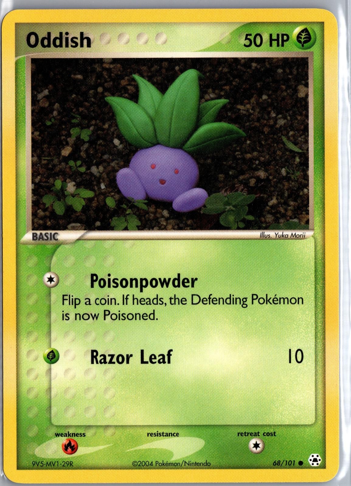 Oddish 68/101 Common Hidden Legends Pokemon Lightly Played