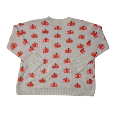 Vince Camuto Women's Knitted Long-Sleeve Pullover Halloween