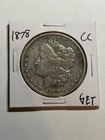 1878-CC US Morgan Silver Dollar $1 XF Details Tough Date CC