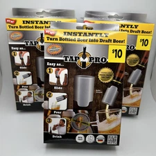 3 Tap Pro Bottle Adapter Turn Bottled Beer Into Draft Slide Pour Drink ASOTV New