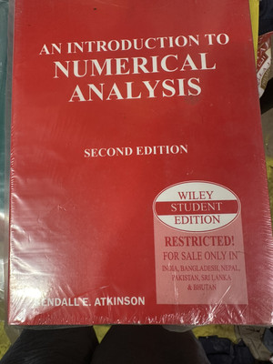 An Introduction To Numerical Analysis, 2Nd Ed by Kendall E. Atkinson