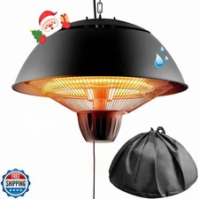 Electric Outdoor Heater, 1500W Hanging Ceiling Mounted Infrared P
