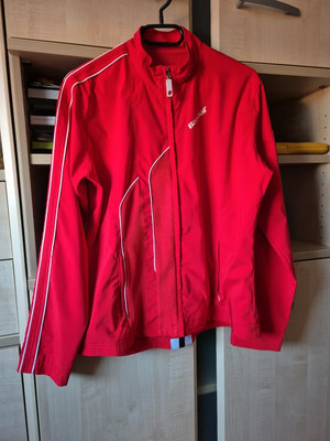 2 Stück Babolat Team Warm Up Jacken Gr.XL/42  #  1 x Schwarz+ 1x Rot