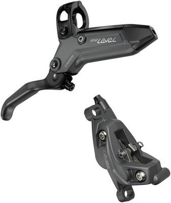 SRAM Level Bronze Stealth Disc Brake & Lever: Front, Post Mount, 4-Piston, C1