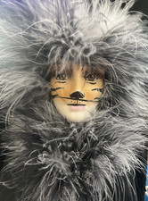 Cats Musical Broadway Crawford's Collectible Porcelian Tiger Face Music Box