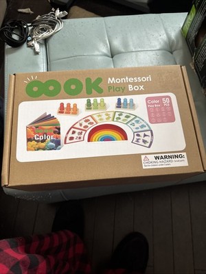 New OOOK Montessori 50 piece Play Box #BCTJ689