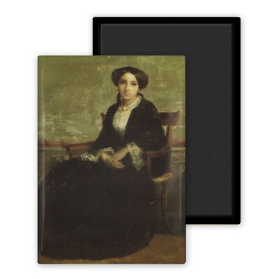 Porträt von Geneviève Bouguereau-Bouguereau William Adolphe-Magnet Kühlschrank 54x78mm