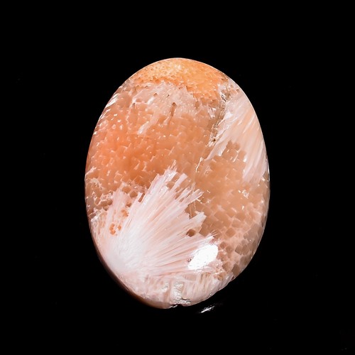 Piedra preciosa cabujón de varios y varios quilates de escolecita rosa natural - Imagen 13 de 28