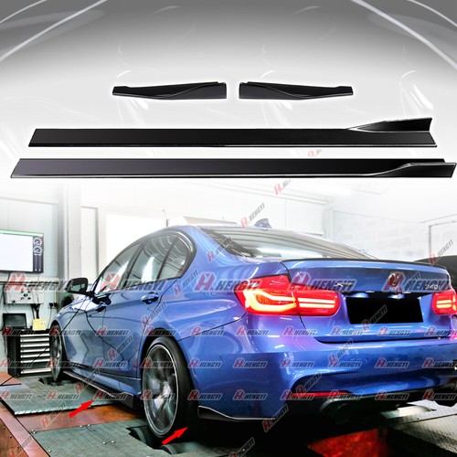 For BMW 3 series F30 E90 Side Skirt Rocker Lip Rear Splitter Side Apron Winglet - Picture 1 of 17