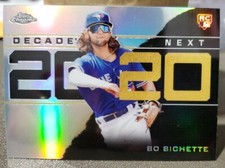 2020 Topps Chrome Update Bo Bichette Rookie RC Decades Next Refractor Blue Jays